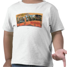 Las Vegas, Nevada - grandes scènes de lettre T-shirts