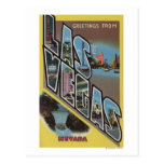 Las Vegas, Nevada - Large Letter Scenes Post Cards