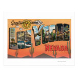 Las Vegas, Nevada - Large Letter Scenes Postcards