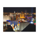 Las Vegas night time postcards