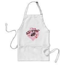 Las Vegas Pink Heart Apron