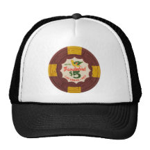 Las Vegas Poker Chip Casino Gambling Obsolete Trucker Hat