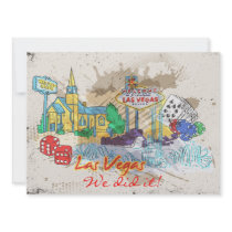 Las Vegas Post Wedding Invitation