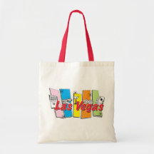 Las-Vegas-Retro Canvas Bag