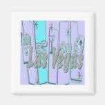 Las Vegas Retro Fridge Magnet