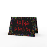 Las Vegas Retro New Year's Eve Invitations cards