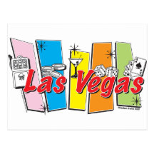 Las-Vegas-Retro Post Card