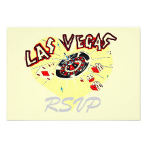 Las Vegas RSVP Guest Reply Enclosure Announcements