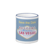 Las Vegas Save the Date Mug