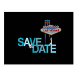 Las Vegas Save the Date Postcard
