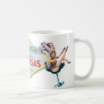 Las Vegas Showgirl and Sign Coffee Mug