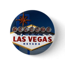 Las Vegas Sign Pinback Buttons