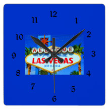 Las Vegas Sign Clock