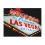 Las Vegas Sign Night time Postcard