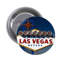 Las Vegas Sign Pinback Buttons