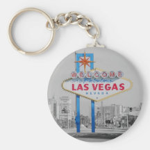 Las Vegas Sign Retro Keychain