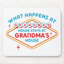 Las Vegas Stays At Grandma's Mousepads