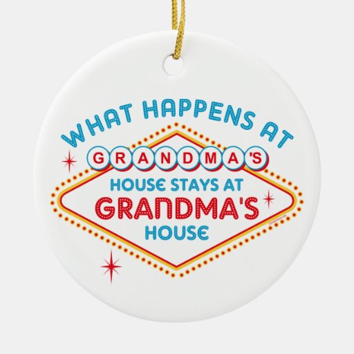 Las Vegas Stays At Grandma's Ornament