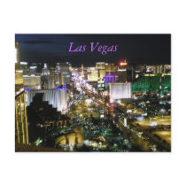 Las Vegas Strip Aerial Night Photo