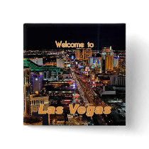Las Vegas Strip at Night Button