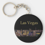 Las Vegas Strip Keychain Night time