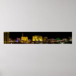 Las Vegas Strip nevada panorama Poster