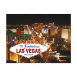 Las Vegas Strip Postcard