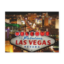 Las Vegas Strip Postcard