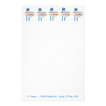 Las Vegas Strip Sign Customized Stationery