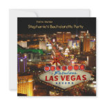 Las Vegas Style Bachelorette Party Custom Invitations
