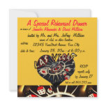Las Vegas Style Rehearsal Dinners invitations