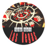 Las Vegas Theme party Stickers