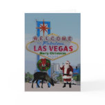 Las Vegas "WE PUT YOUR FACE ON SANTA" Card