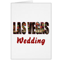 Las Vegas Wedding Card