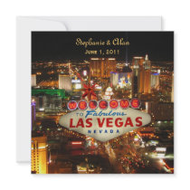 Las Vegas Wedding Invitation