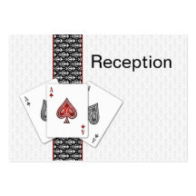 Las Vegas wedding Reception  Cards Business Card Templates