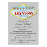 Las Vegas Wedding Reception Invitation Enclosure Business Cards