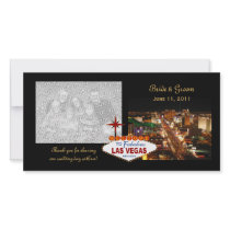 Las Vegas Wedding Thank You Photo Cards