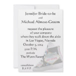 Las Vegas Wedding : walk down the aisle invitations