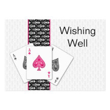 Las Vegas Wedding wishing well cards Business Cards
