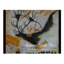 Lascaux Giant Deer Postcard