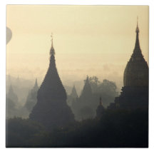 L'Asie, Birmanie, (Myanmar), (Bagan) air chaud paï Carreau En Céramique