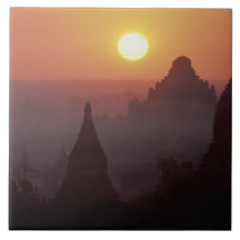 L'Asie, Birmanie, (Myanmar), païen (Bagan) le temp Carreaux