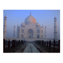L'Asie ; L'Inde ; Âgrâ. Le Taj Mahal. Carte Postale