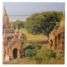 L'Asie, Myanmar (Birmanie), Bagan (païen). Divers  Carreaux En Céramique