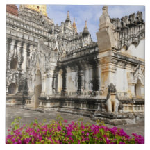 L'Asie, Myanmar (Birmanie), Bagan (païen). L'Anand Carreau En Céramique