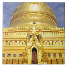 L'Asie, Myanmar (Birmanie), Bagan (païen). Le Shwe Carreau En Céramique