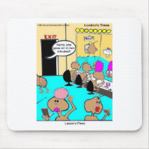 Lassie's Fleas Funny Cartoon Tees & Gifts Mousepads