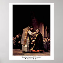 Last Communion Of St.Joseph By Francisco De Goya Print