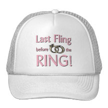 Last fling before the ring hat